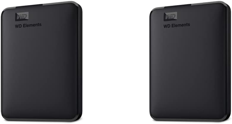 WD 4TB Elements Portable External Hard Drive HDD, USB 3.0, Compatible with PC, Mac, PS4 & Xbox