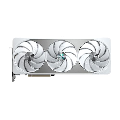 GIGABYTE GeForce RTX 5070 Ti AERO OC 16G Graphics Card, 16GB 256-bit GDDR7, PCIe 5.0, WINDFORCE Cooling System, GV-N507TAERO OC-16GD Video Card