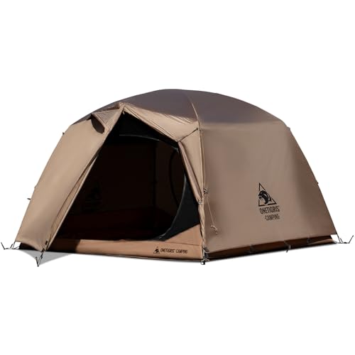 OneTigris JOVIAN 4 Person Camping Tent 3 Season Family Shelter Easy Setup Outdoor Backpacking with 2000mm Outer Rainfly