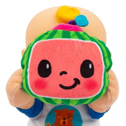Giochi Preziosi Cocomelon Peek A Boo JJ - JJ in Plush Version 30 cm with Motorised Sounds and Movements for Playing Bubu Seven Years