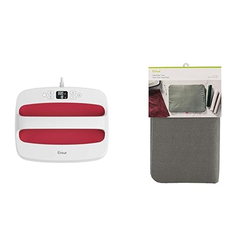 Cricut EasyPress 2 Heat Press Machine (9 in x 9 in), Ideal for T-Shirts, Tote Bags, Pillows, Aprons & More, Precise Temperature Control