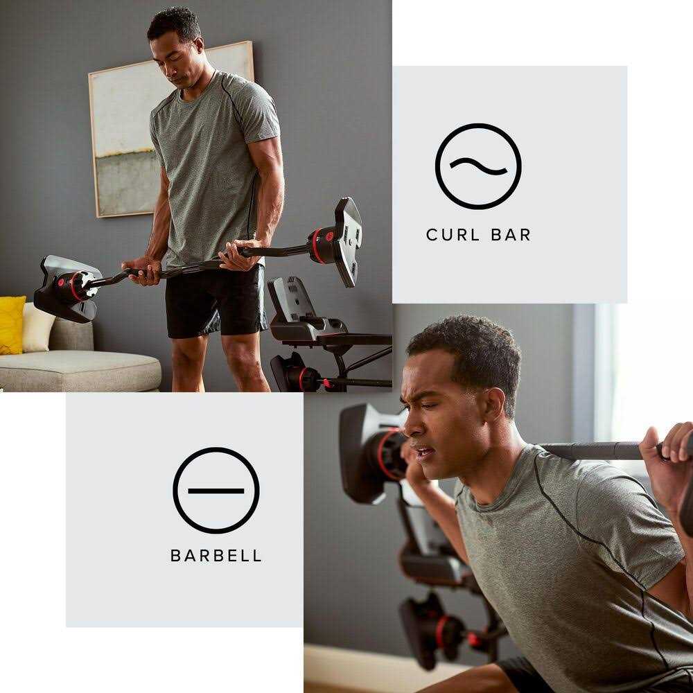 Bowflex SelectTech 2080 Barbell with Curl Bar - Sports Supplies Online Store