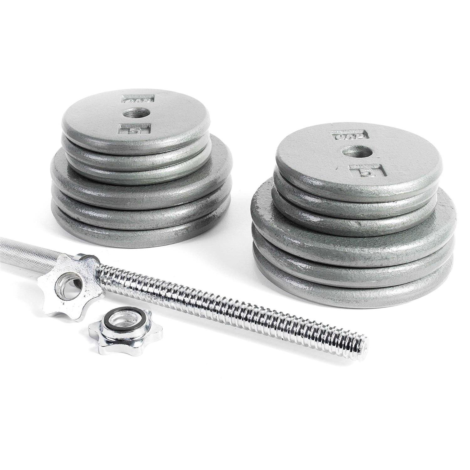 CAP Barbell Standard 1-Inch Barbell Weight Set - Sports Supplies Online Store