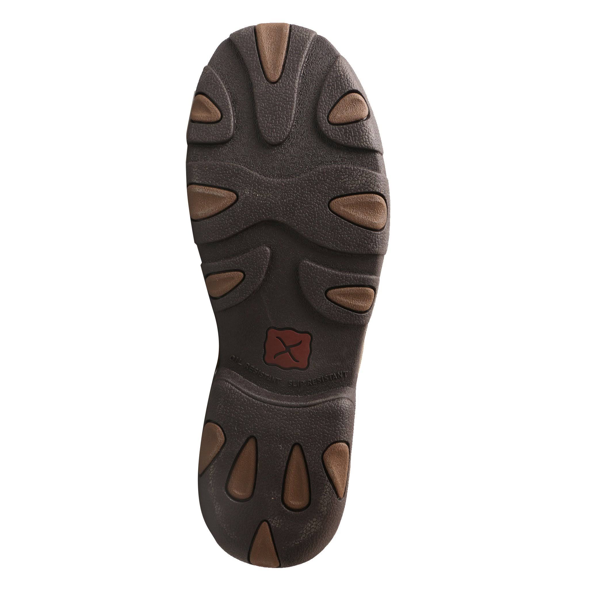 Twisted x Men&s MDM0067 Driving Moc, Cayman Print/Brown Leather