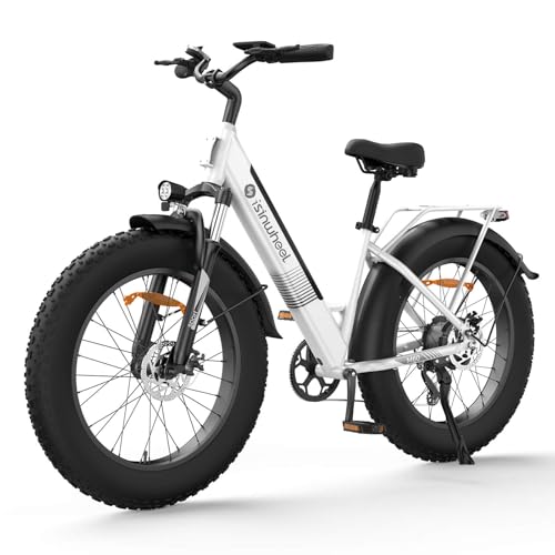 isinwheel M60 Electric Bike for Adults 750W 28mph Ebike with 48V 13Ah Removable Battery, USB Charging Port, 7 Speed Gearshift