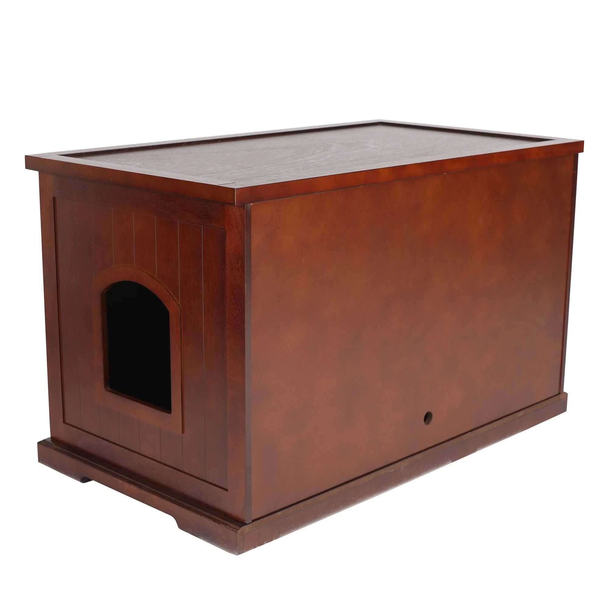 Cat Washroom Bench Walnut