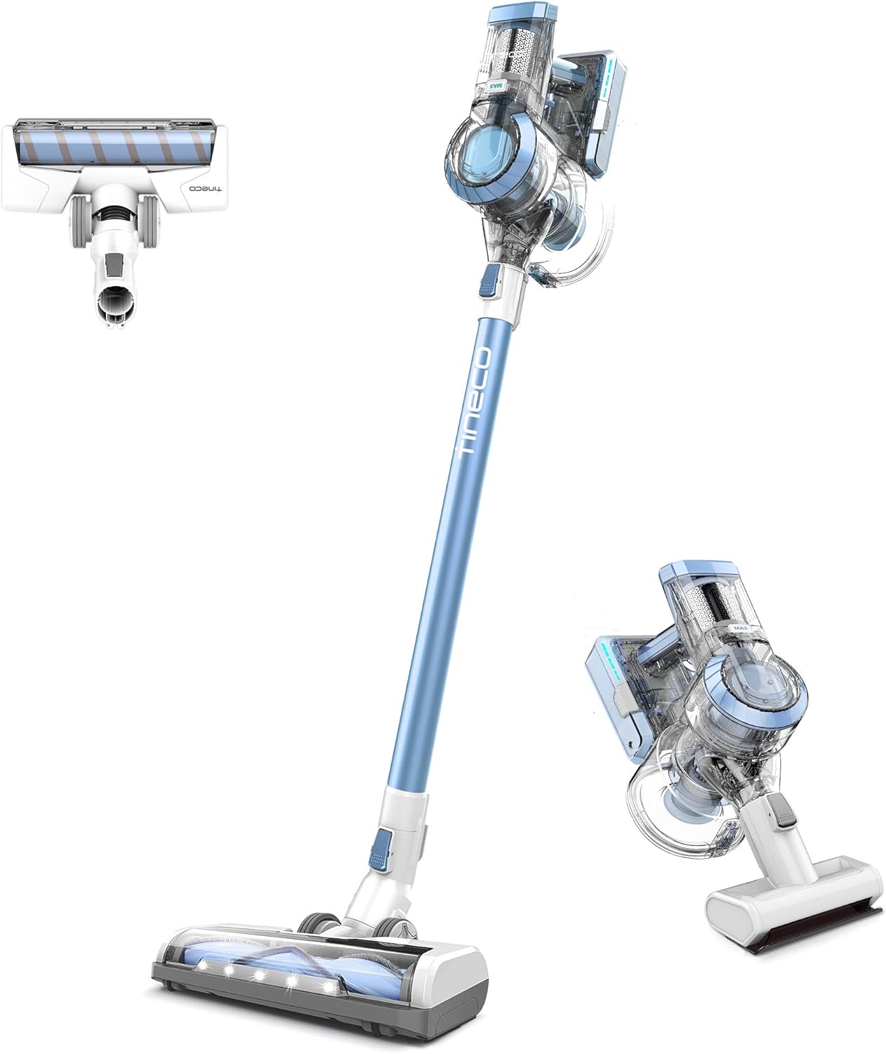 Tineco A11 Hero Cordless Lightweight Stick Vacuum Cleaner, 450W Motor for Ultra Powerful Suction Handheld Vac for Carpet, Hard Floor & Pet