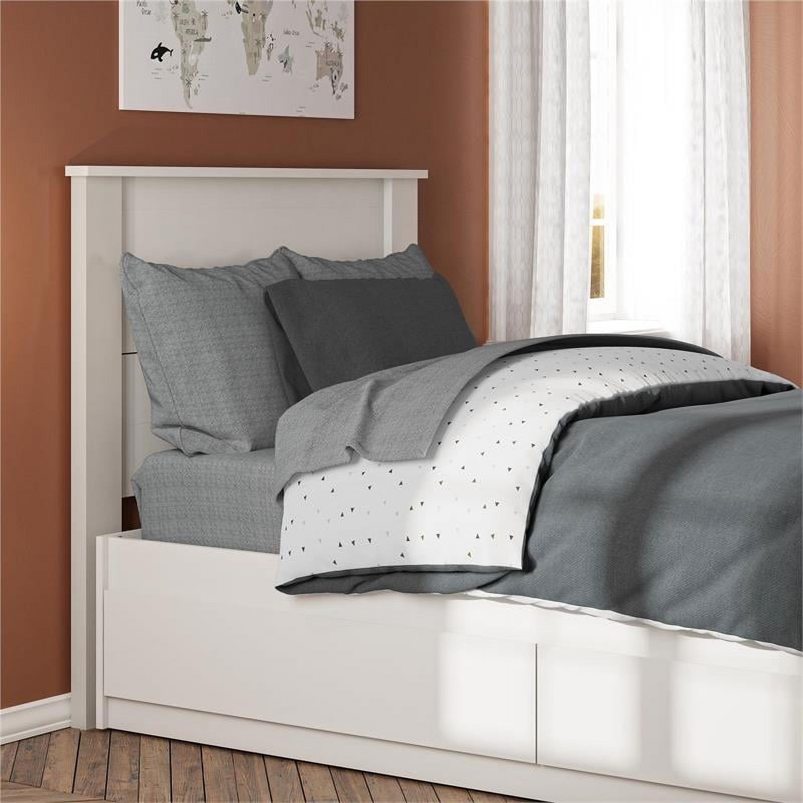Ameriwood Home Zoe Twin Headboard in Ivory Oak