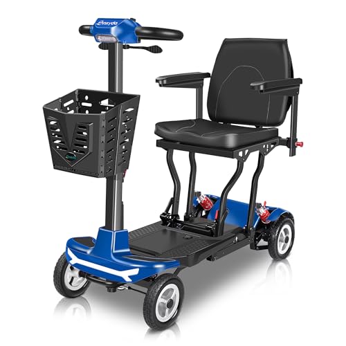 Mobility Scooter for Adults, Seniors - 37.5 lbs Ultra Lightweight Folding Mobility Scooters for Seniors Airport Approved