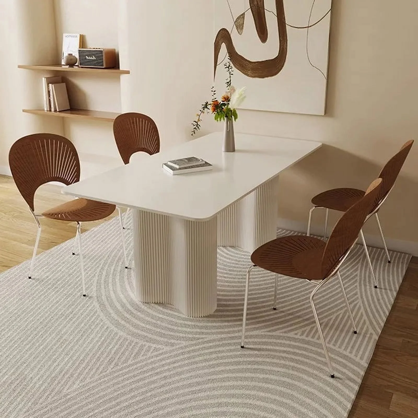 Italy Style Dining Table Living Modern Rectangle Minimalist Luxury Dining Table Kitchen Home Esstisch Garden Furniture Sets