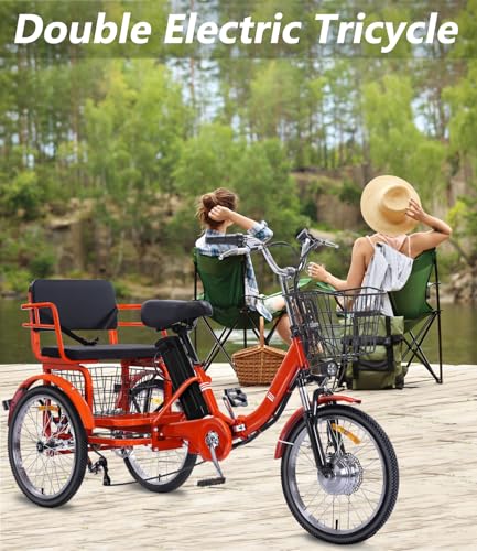 Adult Electric Tricycle Adult Tricycle 3 Wheel Bikes Adults Electric Three Wheel Bike - Radiant Selections
