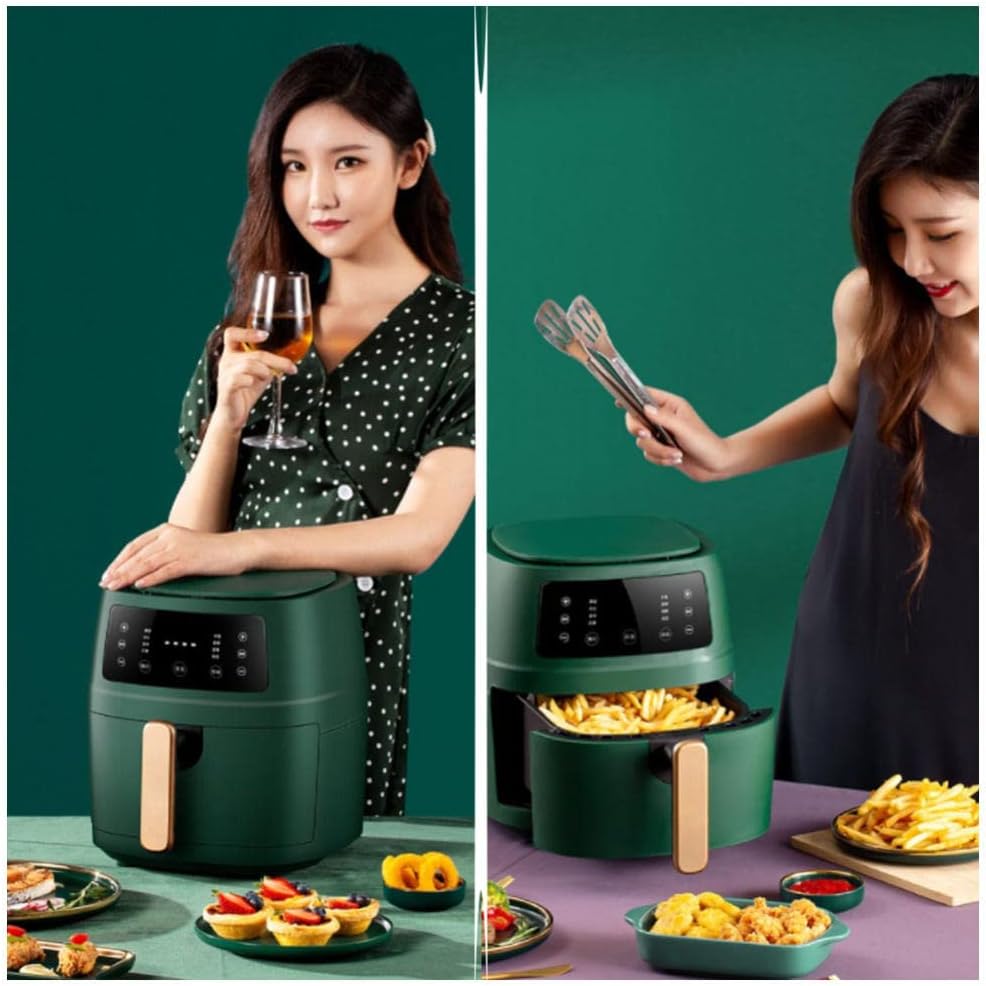 5. 4 Quart Air Fryer, Large Family Size Electric Hot Air Fryer Oven Oilless Cooker with 8 Presets