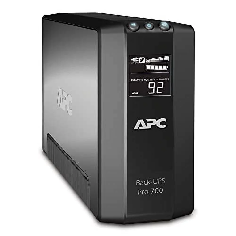 APC Back-UPS Pro, 700VA UPS Battery Backup & Surge Protector (BR700G)