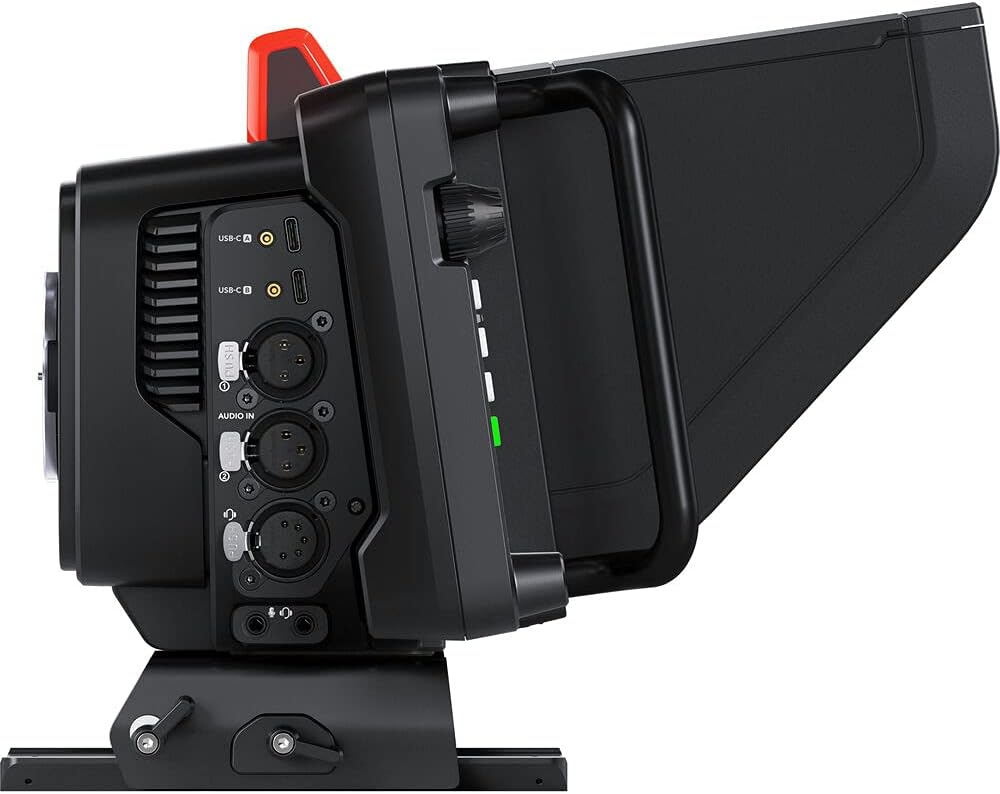 Blackmagic Design Studio Camera 4K Pro Bundle with AKG K240 Studio Pro Headphones and Screen Cleaning Wipes