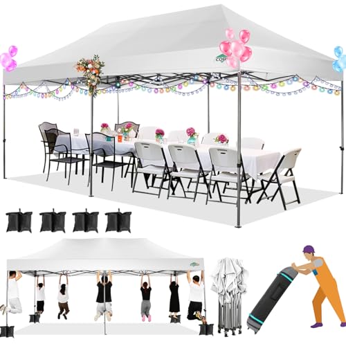 COBIZI 13x26 Pop Up Tent 13x26 Canopy with Sidewalls Heavy Duty Canopy Party Tent for Parties