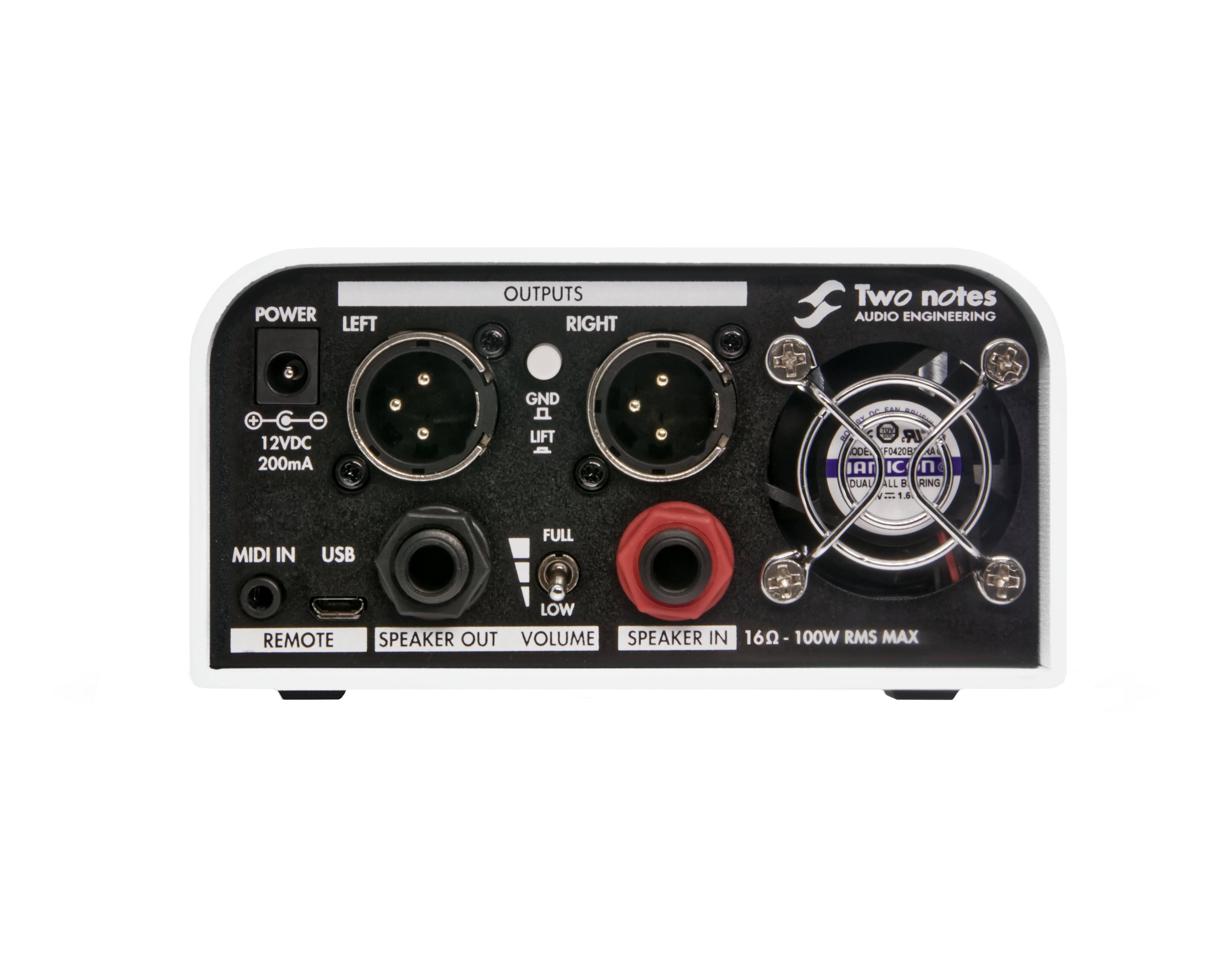Two Notes Torpedo Captor x Reactive Loadbox di and Attenuator - 16 Ohm