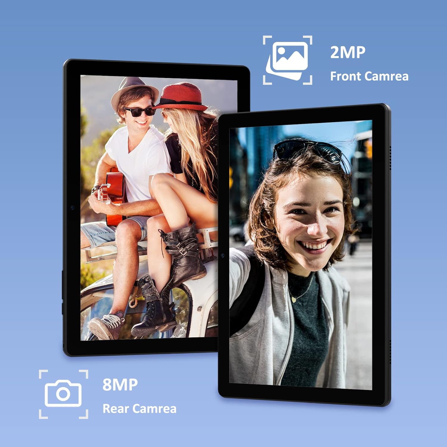 Android Tablet 10 inch 2022 Android 10.0 OS WiFi Tablets PC with 10.1'' IPS HD Display, 32GB ROM Storage, Quad Core Processor, 6000mAh Battery
