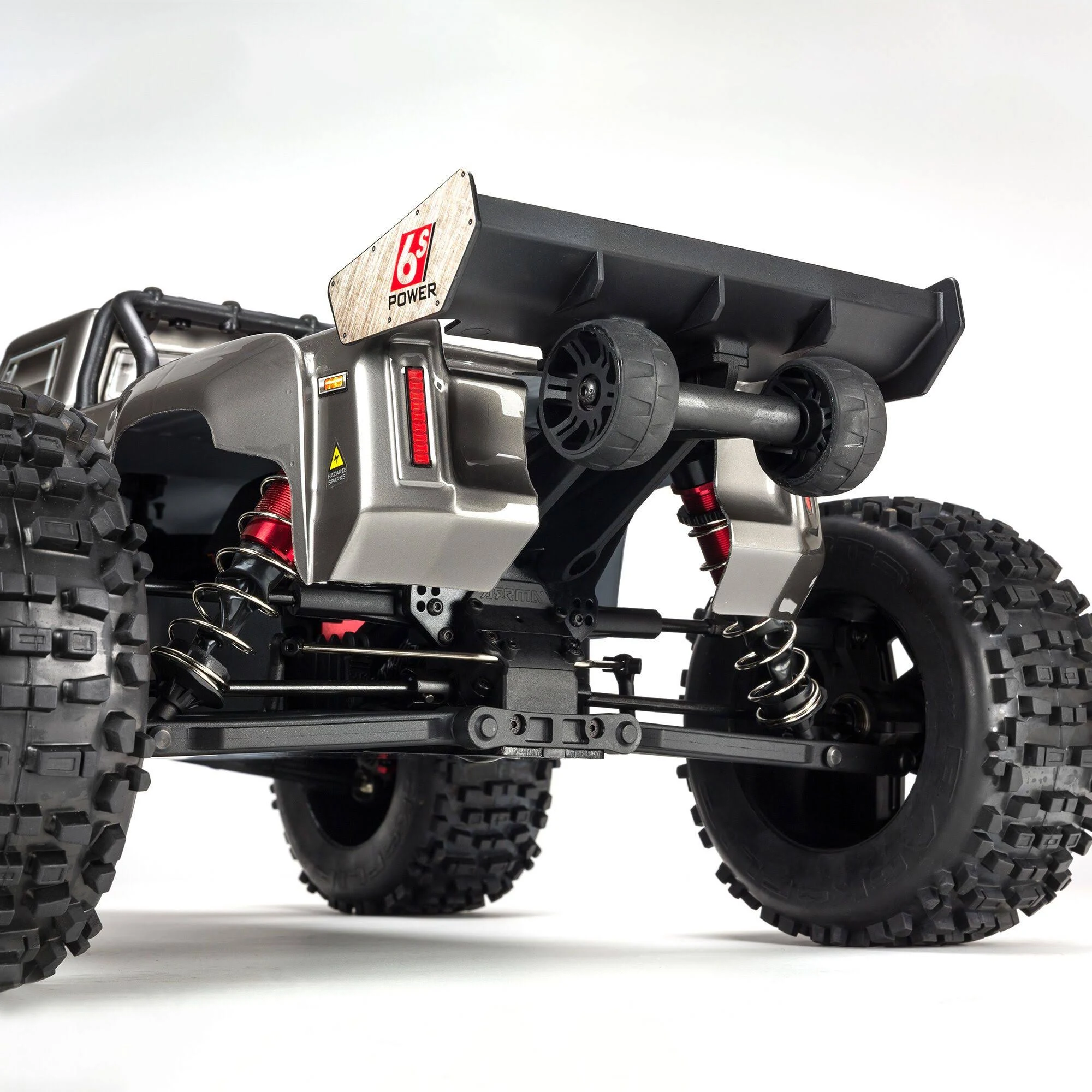 Arrma Outcast 6s 4WD BLX 1/8 Stunt Truck RTR Silver