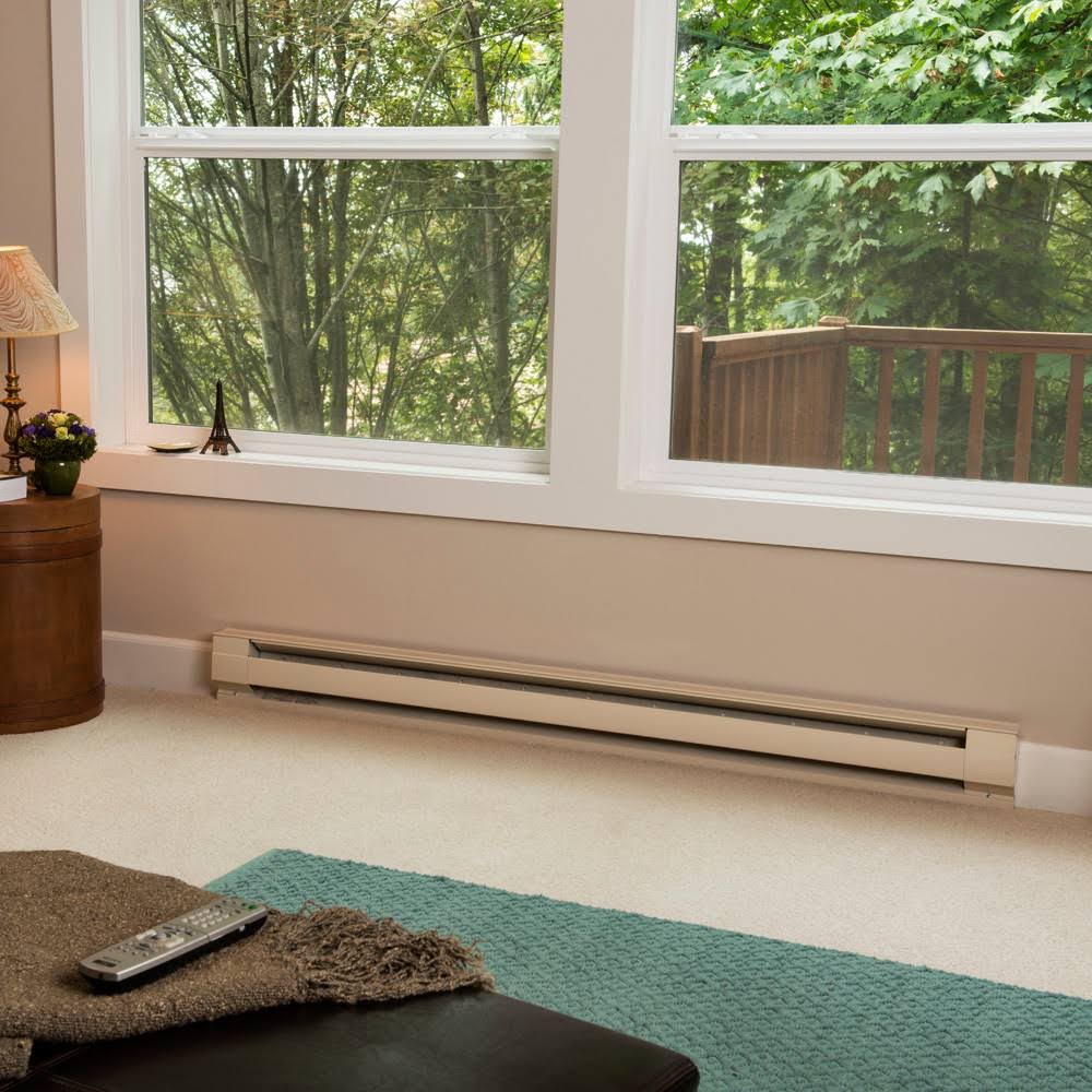 Cadet 8F2025W 96 in. 240-Volt Electric Baseboard Heater in White
