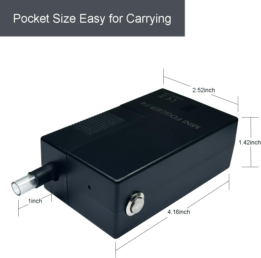 Remote Control Volumn Adjustable Mini Fogger Machine F4 for Photography Cosplay Airflow Testing - Smart Home Appliances
