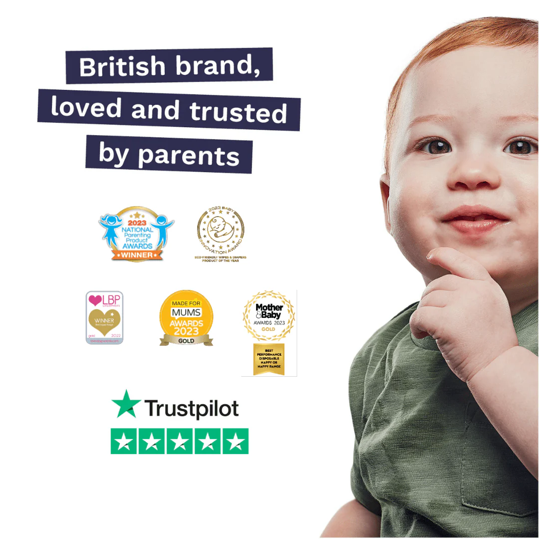 Pura Sensitive Soft Sustainable Baby Diapers Size 1, 96 Count (Choose Your Size and Count)