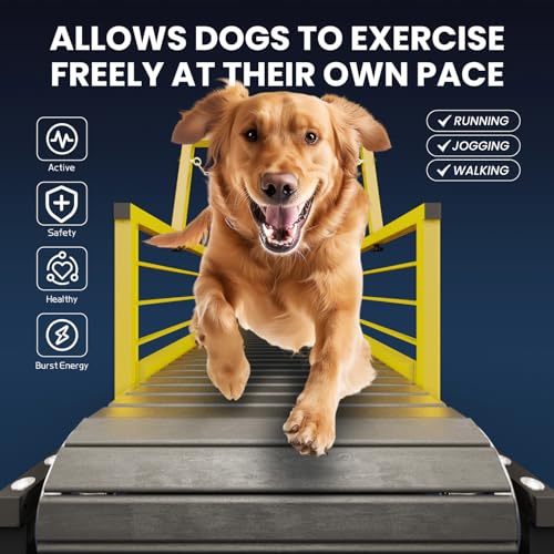 Dog Treadmill for Large Dogs,91" Treadmill for Dogs with Brake
