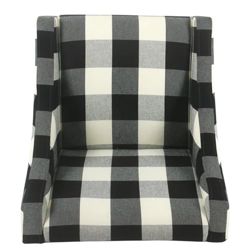 HomePop Velvet Swoop Arm Accent Chair, Suri Blue