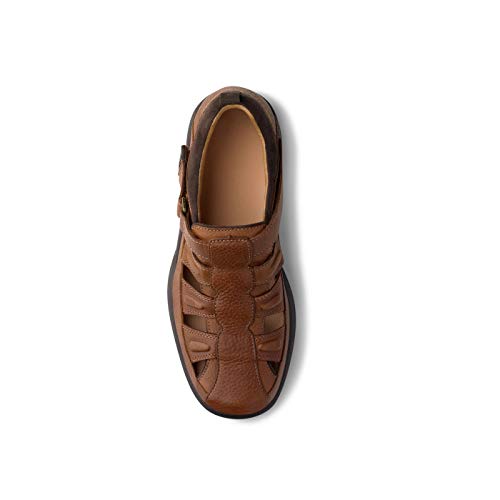 Dr. Comfort Fisherman Men's Therapeutic Diabetic Extra Depth Sandal Leather