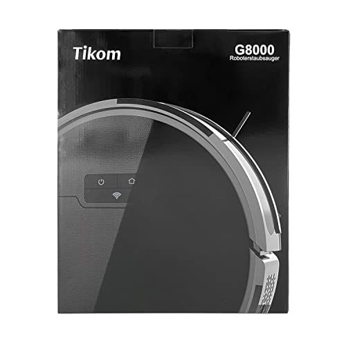 Tikom Robot Vacuum and Mop, G8000 Robot Vacuum Cleaner, 2700Pa Strong Suction, Self-Charging, Good for Hard Floors