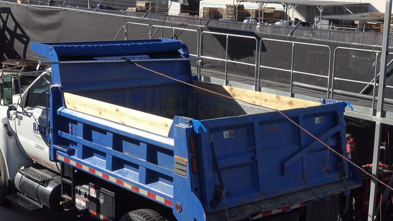 Pulltarps EZ Fit Core Semi-Automatic Tarp System for Dump Trucks, Trailers, & Landscaping