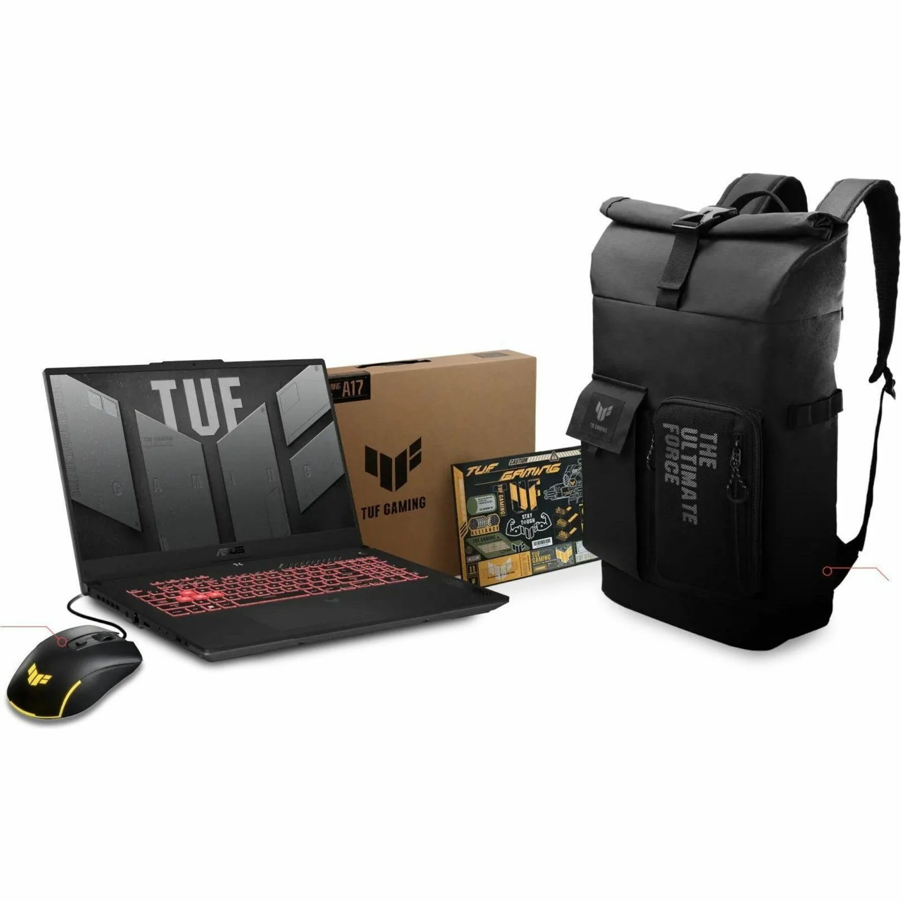 TUF Gaming A17 FA707, 17.3\", AMD Ryzen 9 7940HS, 16GB RAM, Windows 11 Home, FA707XU-EH94