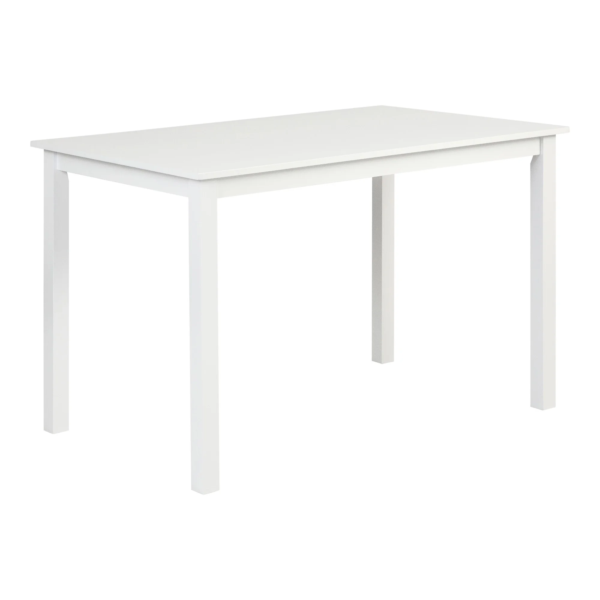 Walker Edison 5-Piece Solid Wood Farmhouse Dining Set - White/Grey