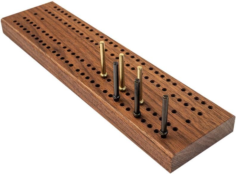 Alex Cramer Cabin Club Classic Domino Set with Black Walnut Case - Premium Quality 28 Indestructible Double-Six Dominoes (Domino Set)