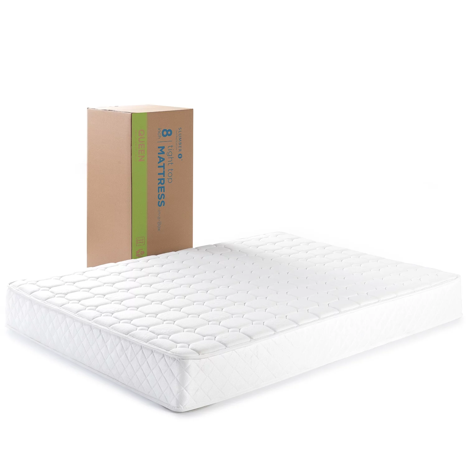 8 Quilted Hybrid of Comfort Foam and Pocket Spring Mattress, Full