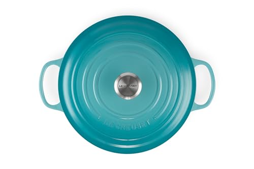 Le Creuset Enameled Cast Iron Signature Round Dutch Oven, 5.5 qt., Cerise