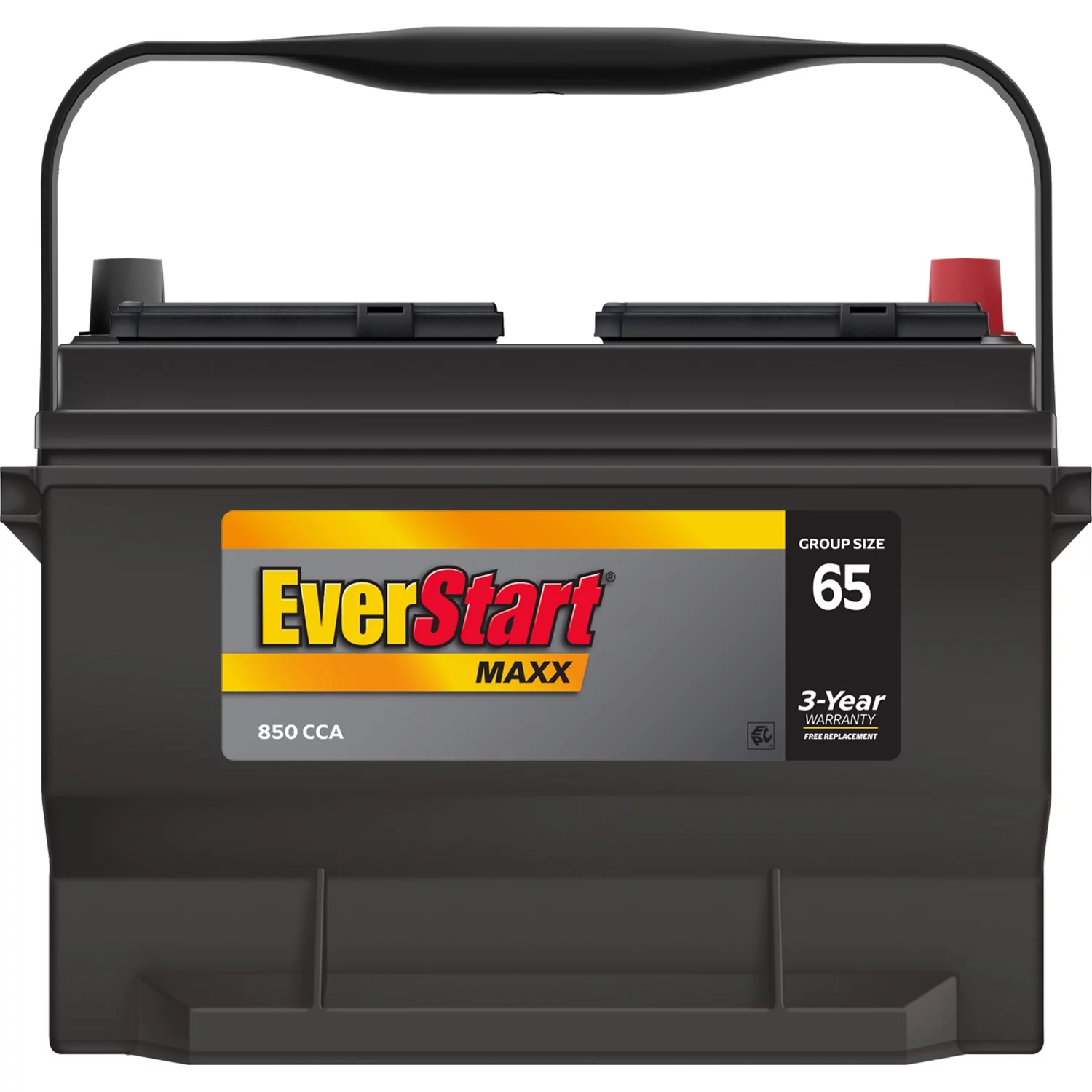 EverStart Maxx Lead Acid Automotive Battery, Group Size 65 12 Volt 850 CCA - Radiant Selections
