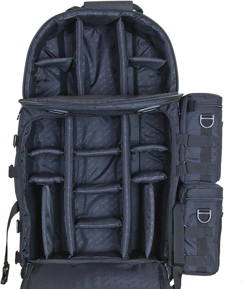 f.64 BPX Grey Extra Large Professional Photography Backpack for SLR DSLR Multiple Lenses Camera Accessories Water Proof Rain Cover Gear Travel Gadget