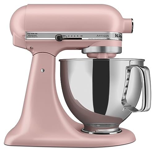 KitchenAid Artisan Series 5 Quart Tilt Head Stand Mixer with Pouring Shield KSM150PS, Removable bowl, Aqua Sky