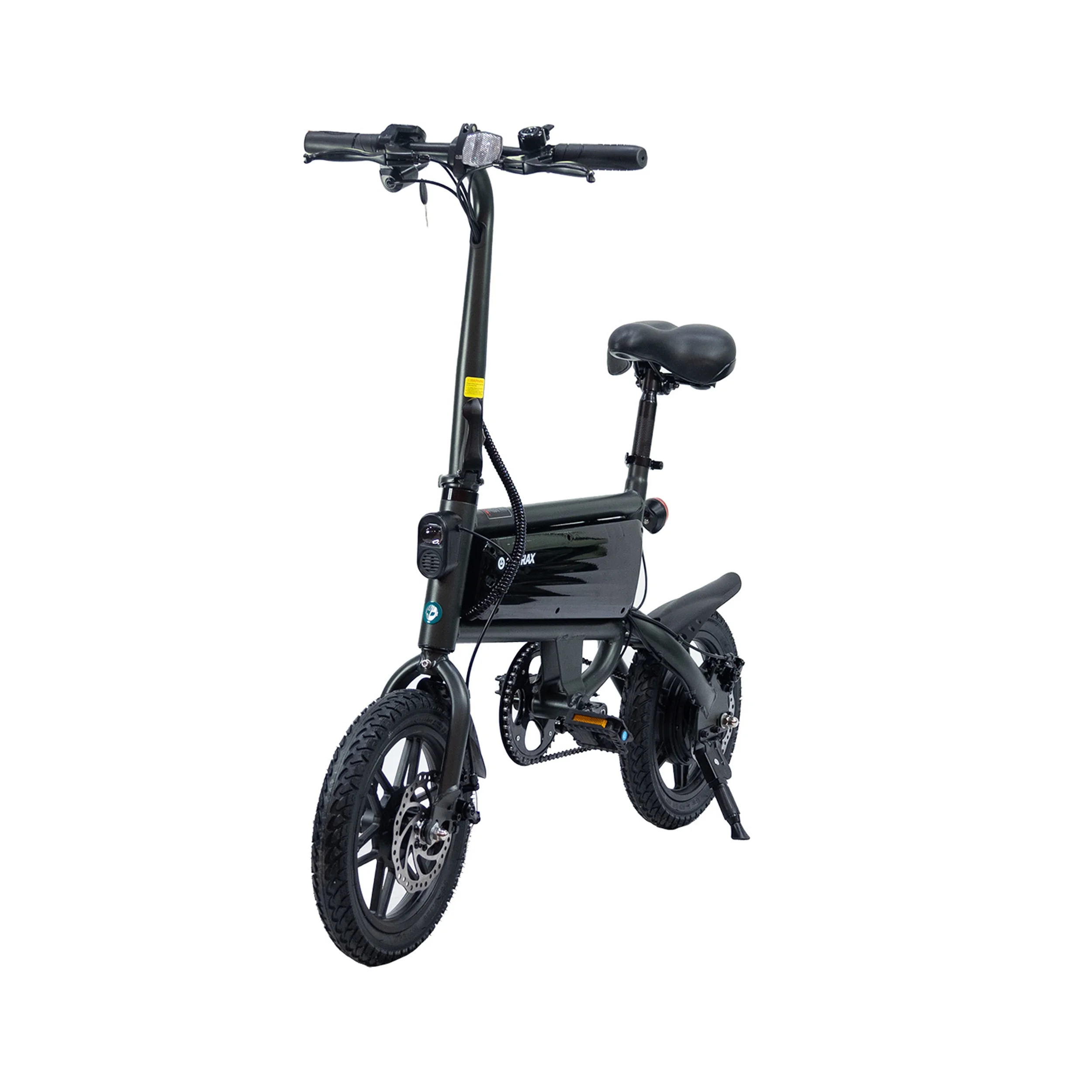 GOTRAX S2 14 Folding Electric Bike for Adults and Teens, 250W 15.5Mph, 15Miles LED Display Mini E-Bike for Commuting