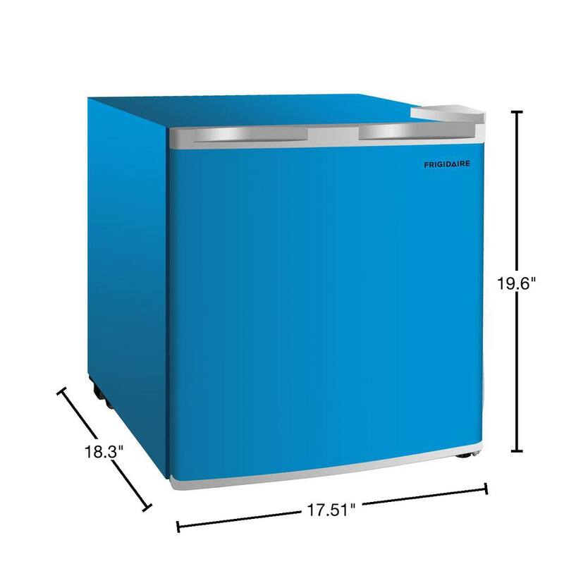 1.6 cu. ft. Mini Fridge in Blue with Freezer