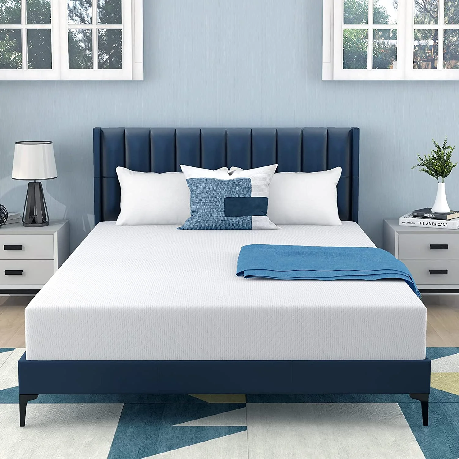 YGDU Twin Mattress, 8 Inch Memory Foam Mattress Twin Size in a Box for Bunk Bed Trundle Bed, Made in USA, Medium Firm, CertiPUR-US Certified