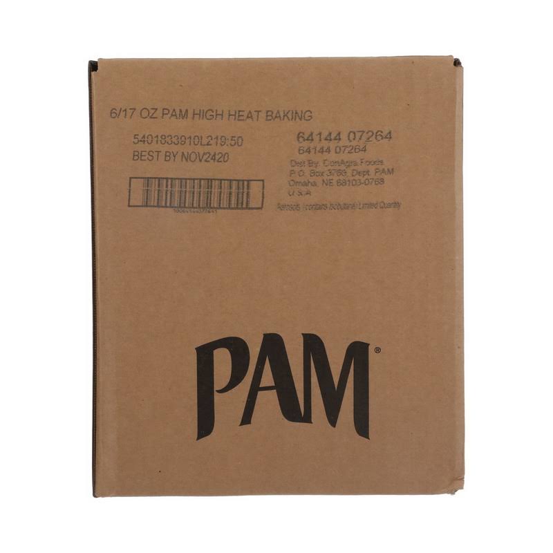 Pam 6414407264, 17 oz High Heat Baking Spray (6/case)
