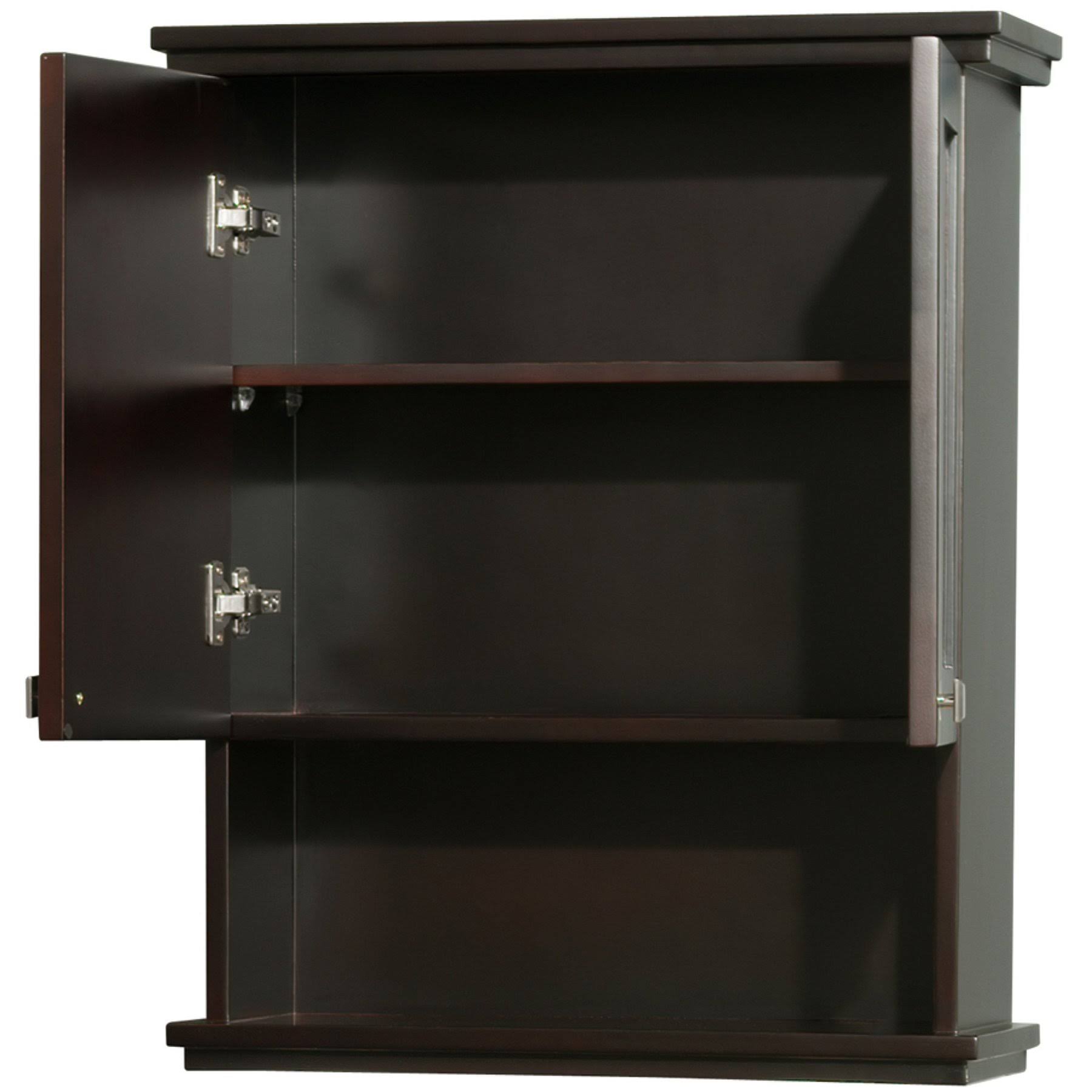 Wyndham Collection Acclaim 25 in. Wall Cabinet in Espresso