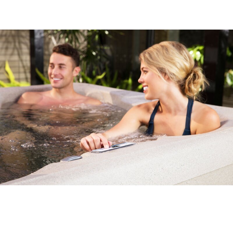 Lifesmart Spas LS100 4 - Person 13 - Jet Rectangular Plug And Play Hot Tub