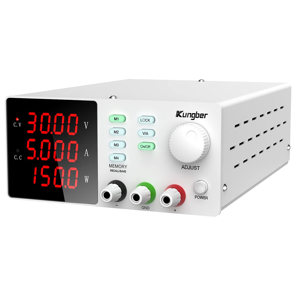 Kungber DC Power Supply Variable with Memory