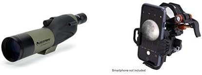 Celestron – Ultima 80 Angled Spotting Scope – 20 to 60x80mm Zoom Eyepiece – Multi-Coated Optics for Bird Watching, Wildlife