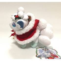 Pokemon Center Original Plush Doll Alola Vulpix Christmas 2017 Japan Official