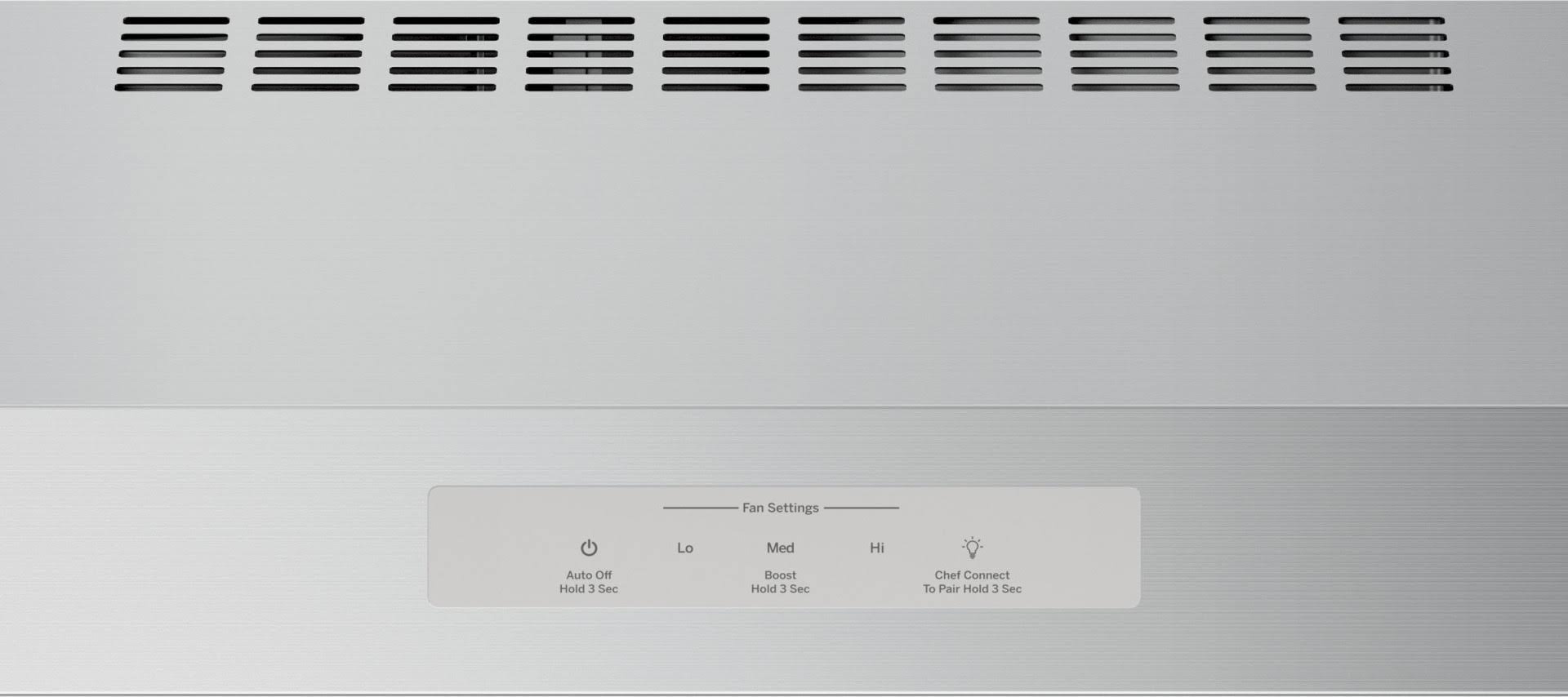 GE Profile Series Under The Cabinet Hood, Silver, 30x22