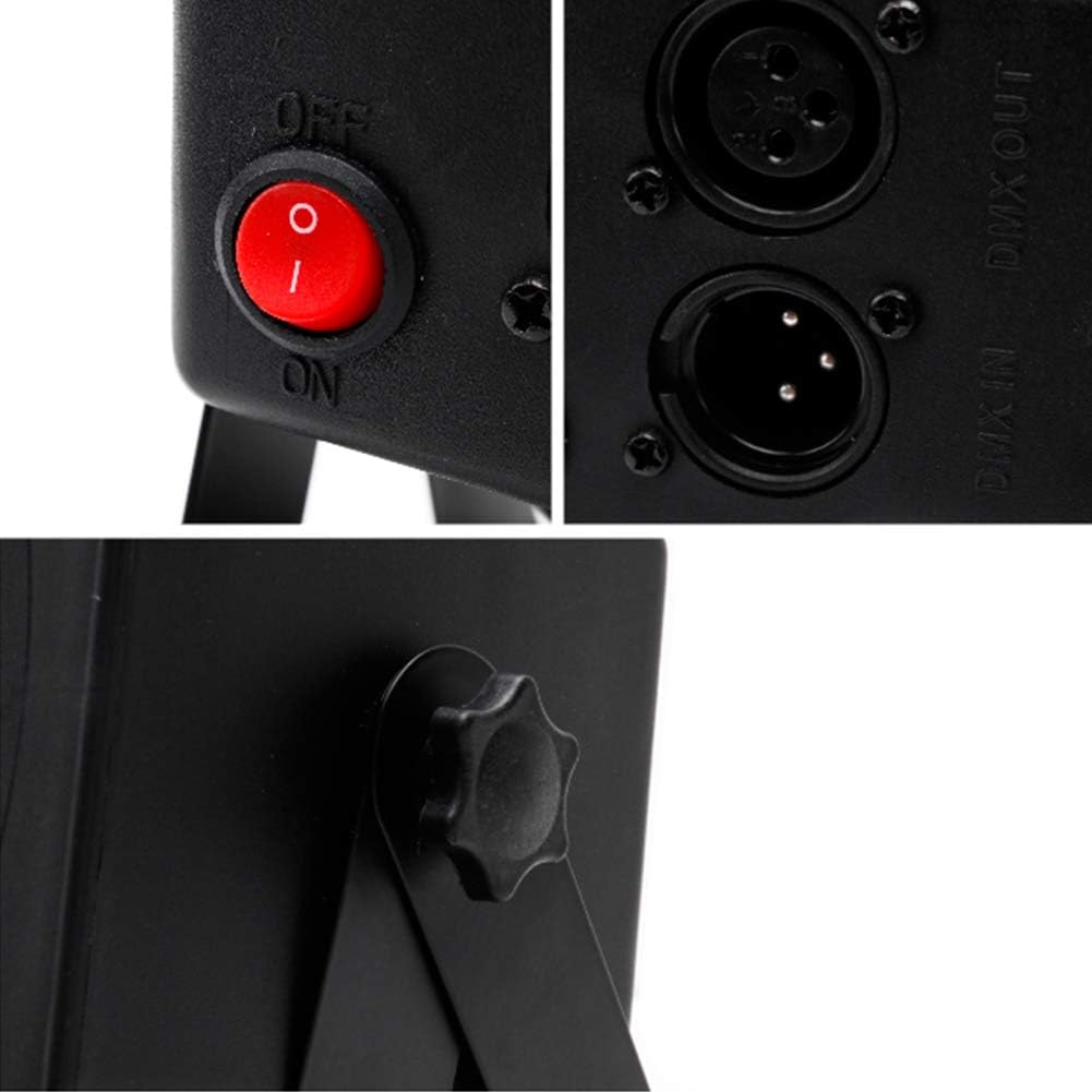 Rechargeable Par Can Lights U`King Wireless LED Uplights Battery Powered Uplighting with RGB 36W Stage Lighting Up Lights for Wedding DJ Disco Events