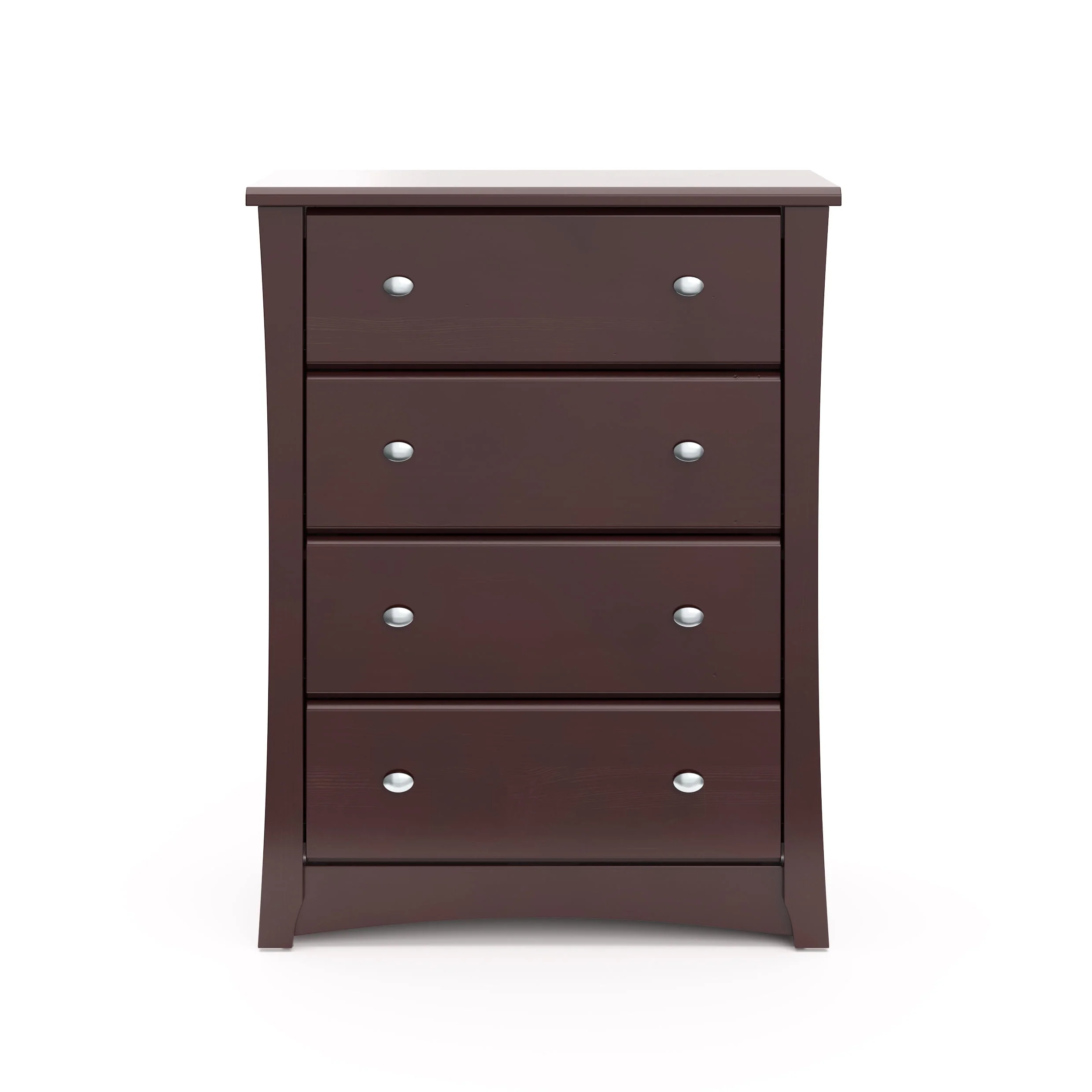 Storkcraft Crescent 4 Drawer Kids Dresser White